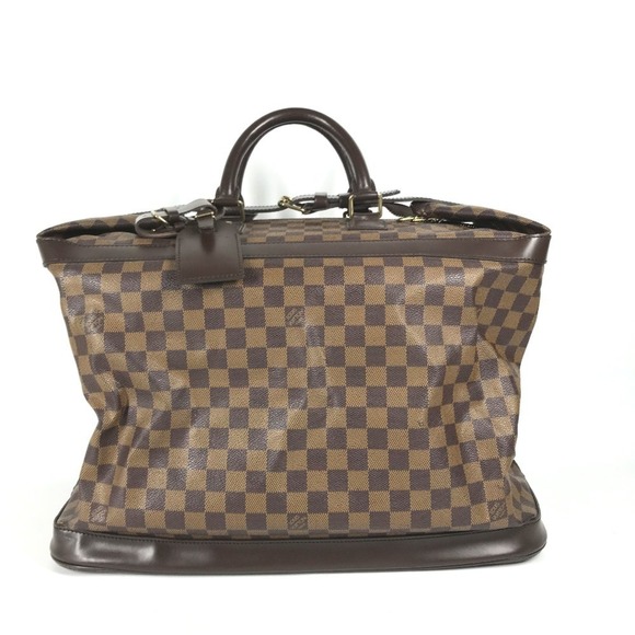 LOUIS VUITTON Brown Damier Canvas Boston Bag - Picture 1 of 14